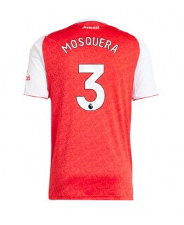 Günstige Arsenal Cristhian Mosquera #3 Heimtrikot 2025-26 Kurzarm